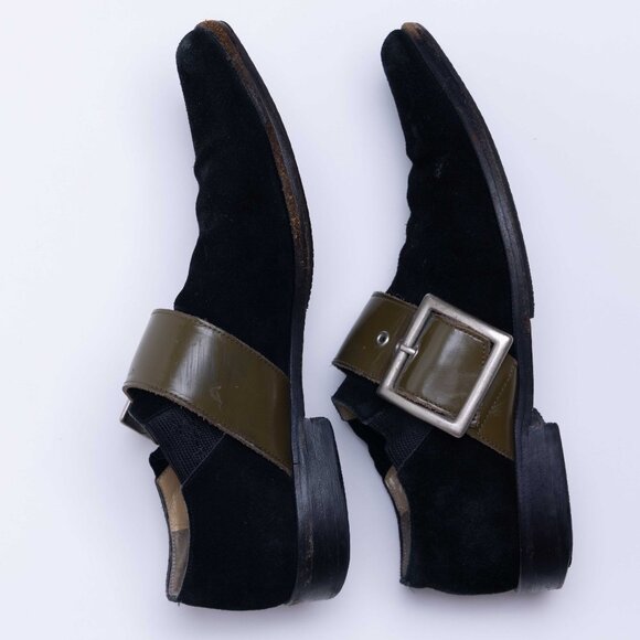 Vintage 1960's Mod Suede Winklepicker Shoes From Tokyo - Picture 4 of 6